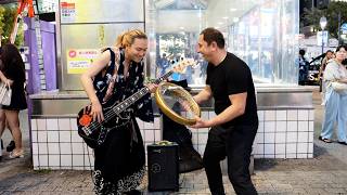 Kyotaro Katsuragi - Fast Slap Bass Improv Jam with Random Musician (θεδΊ¬ε€ͺι Unreleased Video Archive)