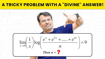 A Tricky Problem With A "Divine" Answer | Limit of Function by GP Sir