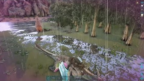 Base defense against ice TITAN an DODO REX, Ark official pvp