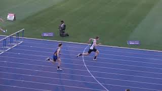 super slow motion - Angus 100M Hurdles CAS 2018 - that last 20 m