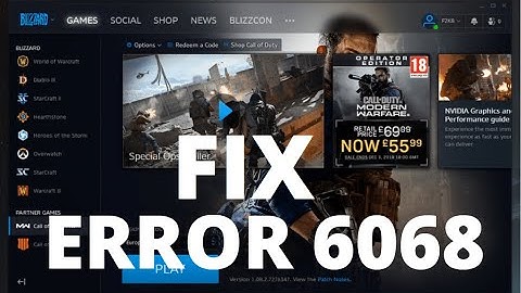 COD Modern Warfare - DEV ERROR 6068 FIX [PC] (Including WarZone)