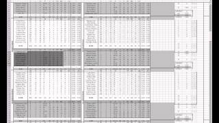 (PT8 of 8) Strat-O-Matic baseball EXCEL game player and stats.