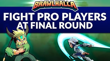 Fight (& Meet) Pro Players at Final Round - Brawlhalla Dev Stream Montage