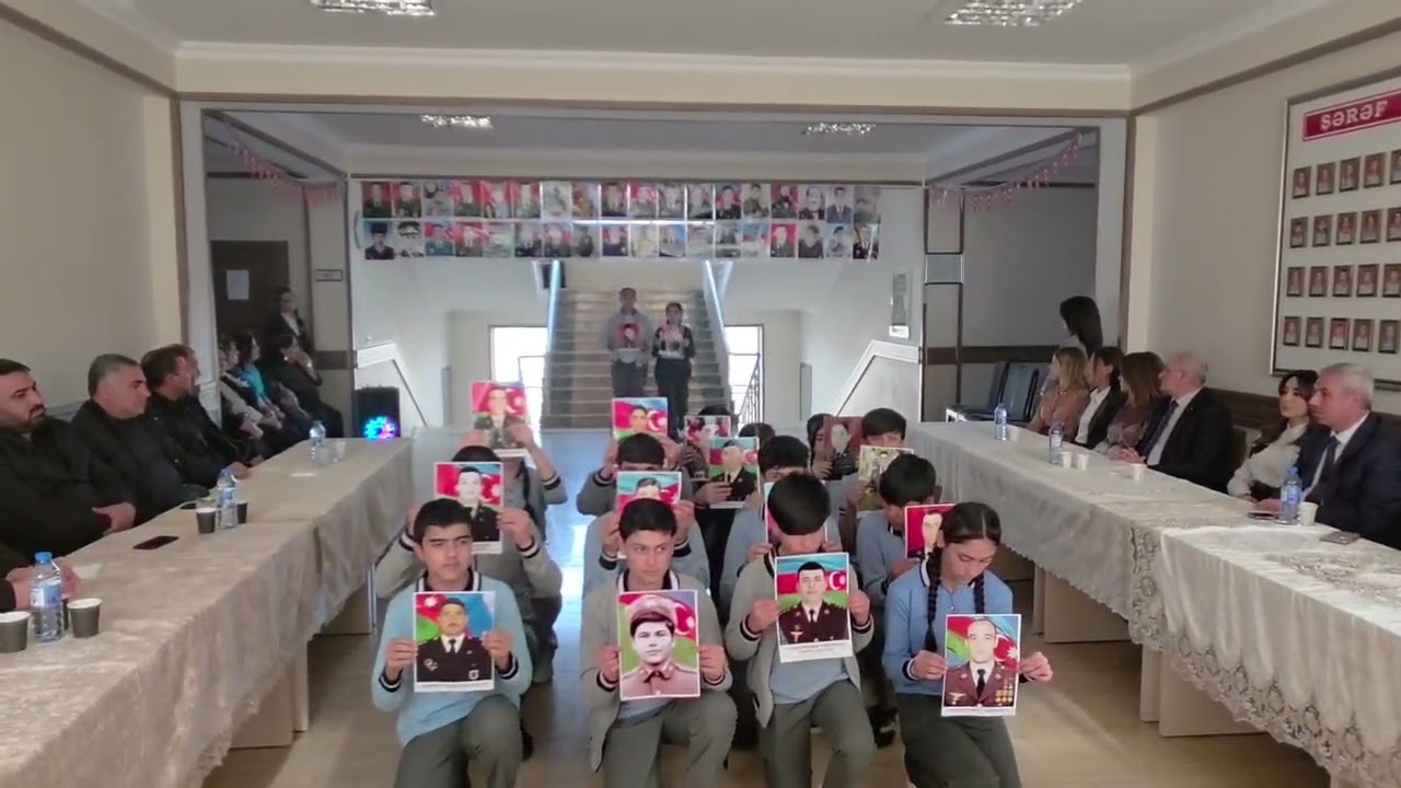 Naxçıvan şəhər 6 nömrəli tam orta məktəbdə şəhid ailələri ilə növbəti görüş 