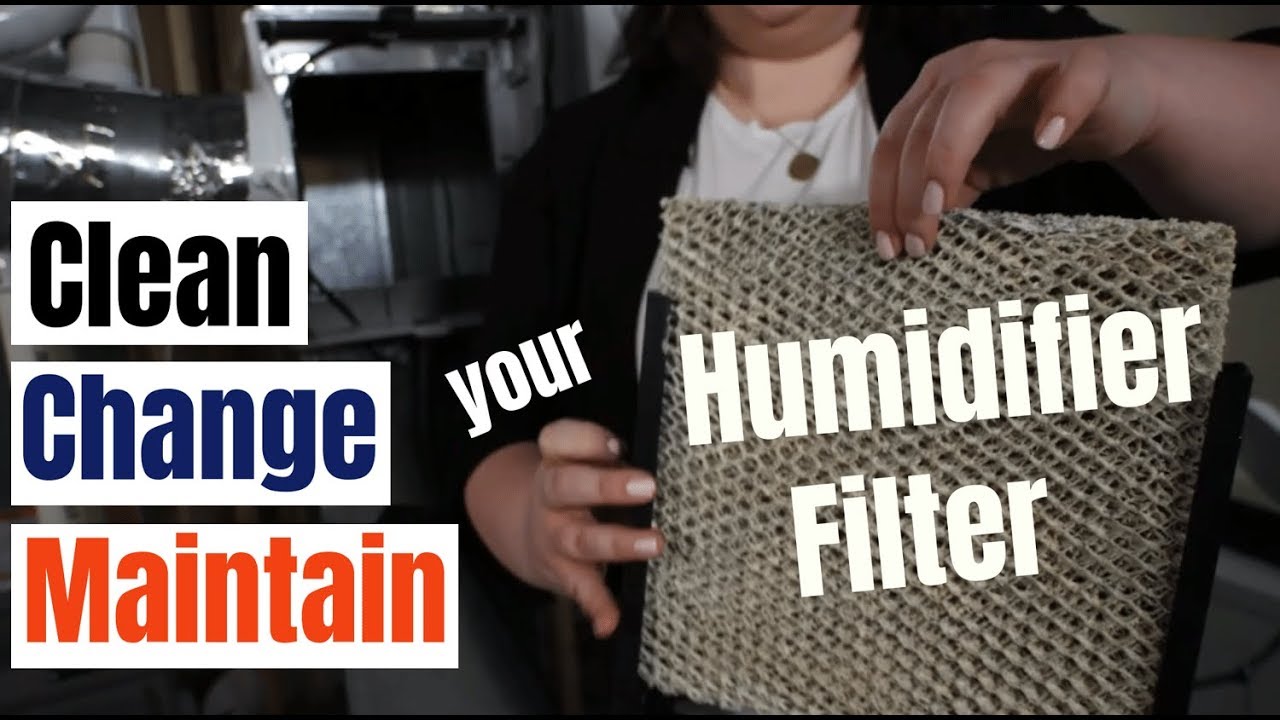 How To Clean Furnace Filter How to clean and change your furnace humidifier filter (with maintenance  tips!) - YouTube