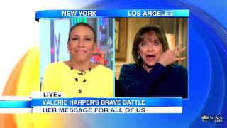 Valerie Harper Discusses CANCER Diagnosis on 'GMA' | Rhoda Star CANCER