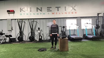 Dumbbell Suitcase Cyclist Squat