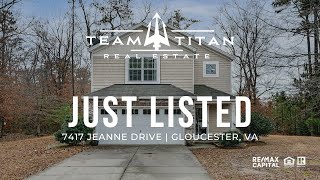 7417 Jeanne Drive Gloucester, VA | 4 bed 3 bath 2,060 sq ft | Austin Lehman 757-968-3355