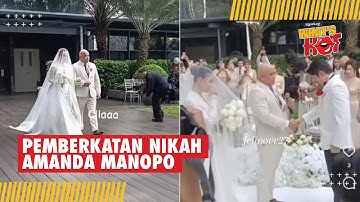Didampingi Sang Ayah, Amanda Manopo Melangsungkan Pemberkatan Nikah Penuh Haru #amandamanopo