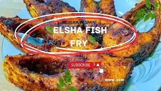 Ilish Mach Bhaja/Bengali Hilsa Fish Fry / How to fry Ilish/Hilsa/Rebeka Yesmin