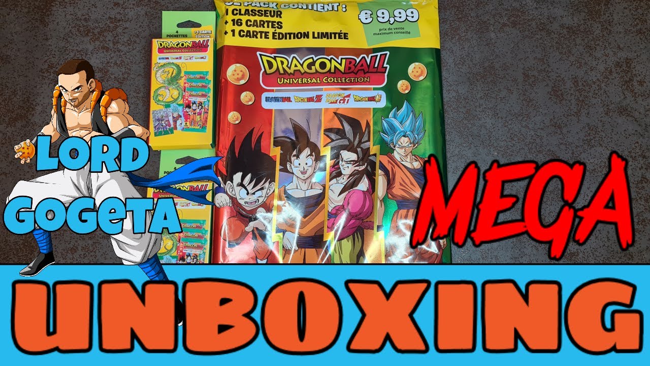 MEGA UNBOXING DRAGON BALL UNIVERSAL COLLECTION : CLASSEUR, +360