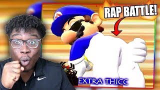 THE MOST LIT RAP BATTLE EVER! | SMG4: War of the Fat Italians 2017 Reaction!