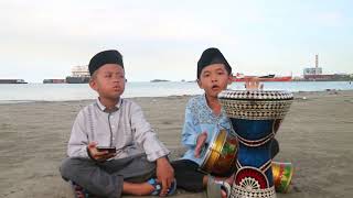 VIRAL!!! PRAJURIT PEMBELA RASULULLAH - MUKMIN GROUP VERSI SHOLAWAT DI PANTAI