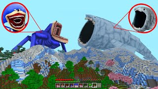 Shin Sonic vs Sea Eater in Minecraft PE