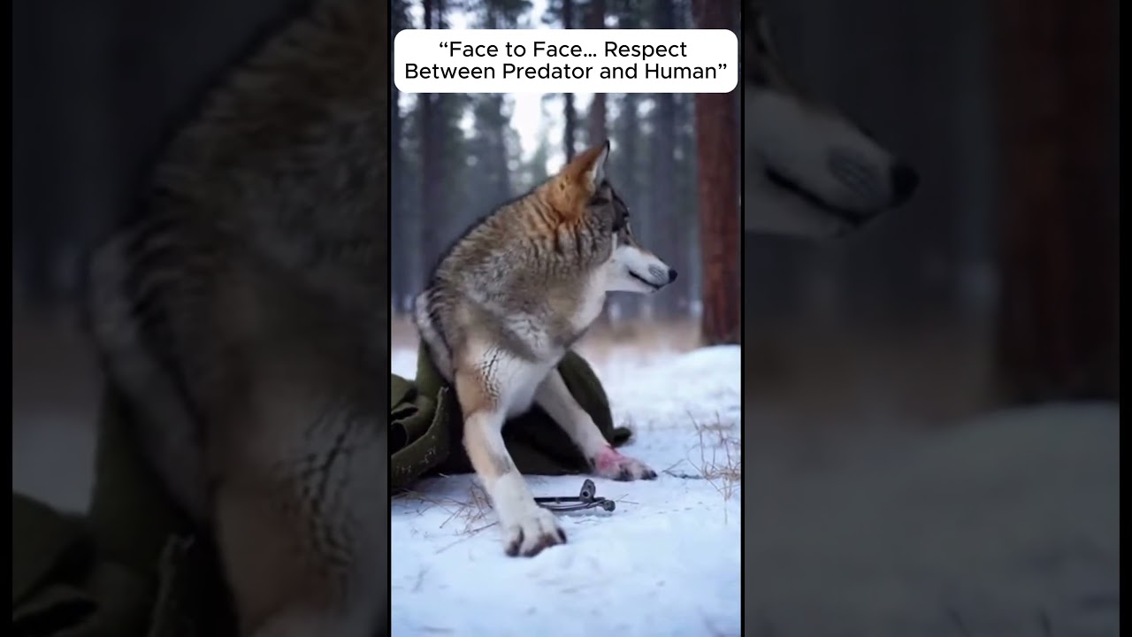 A Timber Wolf Was Caught in a Steel Snare… And Looked Me in the Eyes Before Leaving 