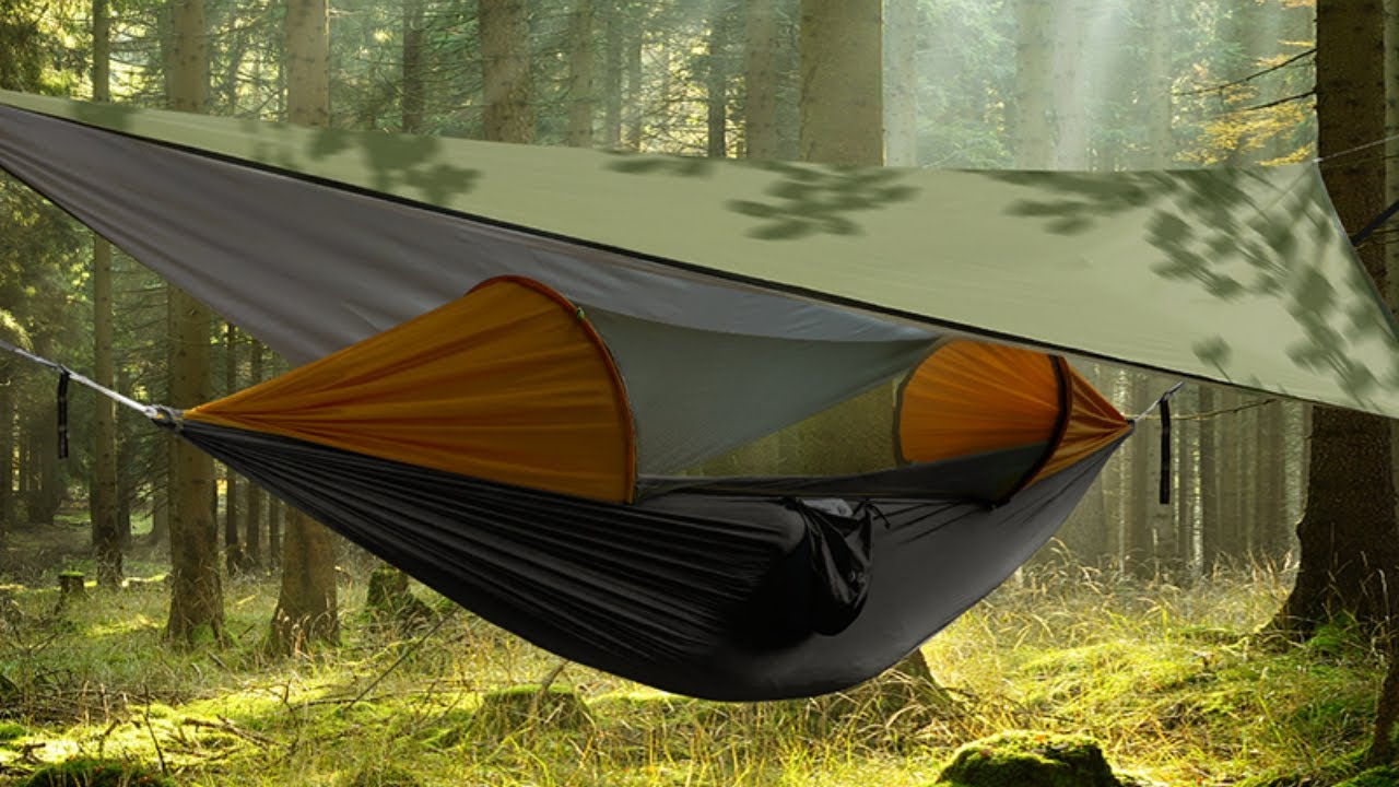  Sunyear Hammock Tent Rain Fly-Camping Hammock Outdoor