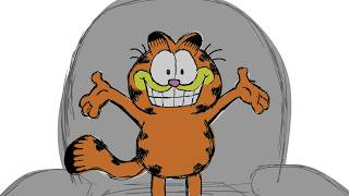 AN ANIMATIC OF GARFIELD FEELING GOOD | Alfred The Animator and Illustrator