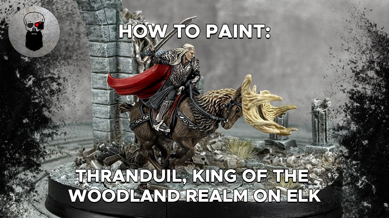 Contrast+ How to Paint: Thranduil, King of the Woodland Realm on Elk ...