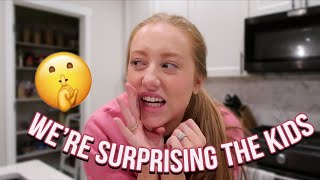 SURPRISING THE KIDS!!!