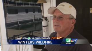 Crews make some progress against Yolo Co. wildfire
