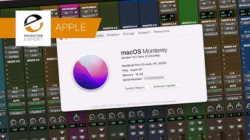 Pro Tools 2021 Running On A MacBook Pro M1 Running macOS Monterey