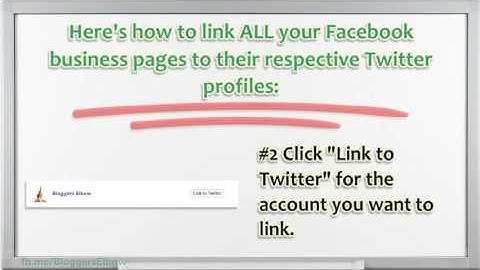 How to Share your Facebook Posts on Twitter Automatically