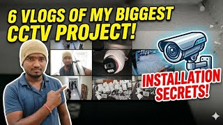 Vlog 6 👉 CCTV installation 👈#radhesafeandsecurity 