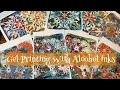 Gel Plate Printing With Alcohol Inks