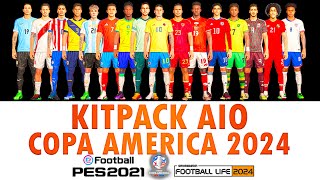 KITPACK COPA AMERICA PES 2021 & FL24/SIDER & CPK #pes2021 #pes2020 #copaamerica #colombia #efootball