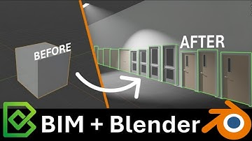 Custom Doors & Windows in 20 min using Bonsai, Blender and IFC