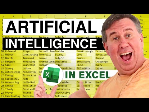 Artificial Intelligence in Excel with Ideas - Podcast 2185