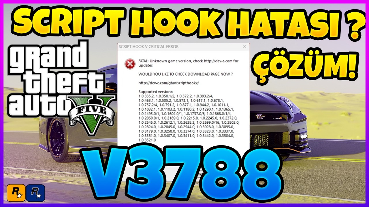 【タイトル誤植レア】CageyストリングスオールデイズV.3 Powerplay SCRIPT HOOK HATASI ? CRITICAL SCRIPT HOOK ERROR V3788