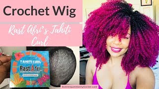 Pink Crochet Wig using Rast Afri’s Tahiti Curl