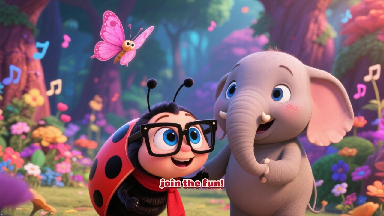🐞🐘 Ruby Makes a New Friend 🐞🐘✨ | Cute 3D Forest Adventure for Kids