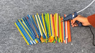 Ironing Straws, You Won't Believe The Amazing Results. Great Recycling Idea