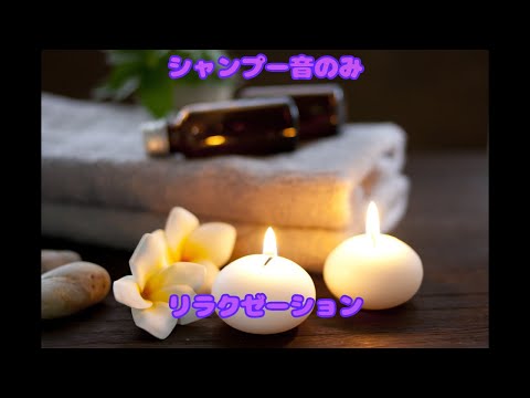 ＡＳＭＲ　シャンプー音のみ　声なし