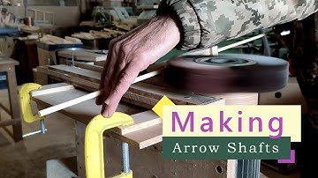 How to make wooden Arrow shafts | Full Process | DIY