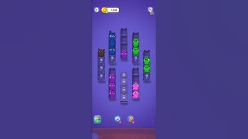 Kitty Sort 😺 Meow 2 #gameplay #shortgame #short #holi #gaming #duck