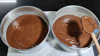 Chocolate Birthday Cake Recipe طريقة عمل كيكة عيد ميلاد بالشوكولا بدون بيض طرية ورطبة وطعم رووووعة