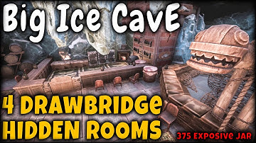 Big Ice Cave Base | 4 Drawbridge | Hidden Rooms