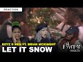RiVerse Reacts: Boyz II Men - Let It Snow ft. Brian McKnight (Part 1 - MV Reaction)
