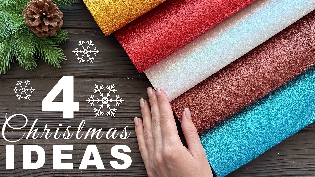 4 идеи рождественских поделок 🎄❄️ Идеи рождественских украшений