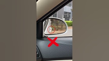 Correct adjustment of 3rearview mirrors can avoid 59%of traffic accidents#driving#car#manual#carsoft