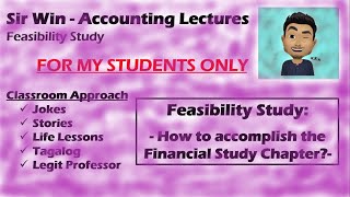 Financial Study Chapter. [Feasibility Study]