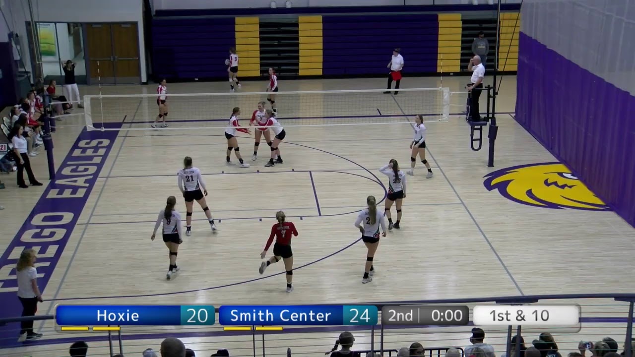 Smith Center Lady Red Vs. Hoxie Lady Indians 2A SubState Volleyball