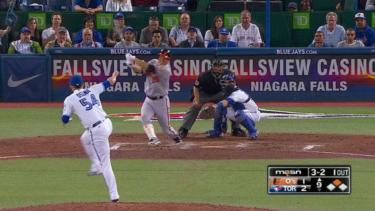 Hyun Soo Kim on his first major league home run 