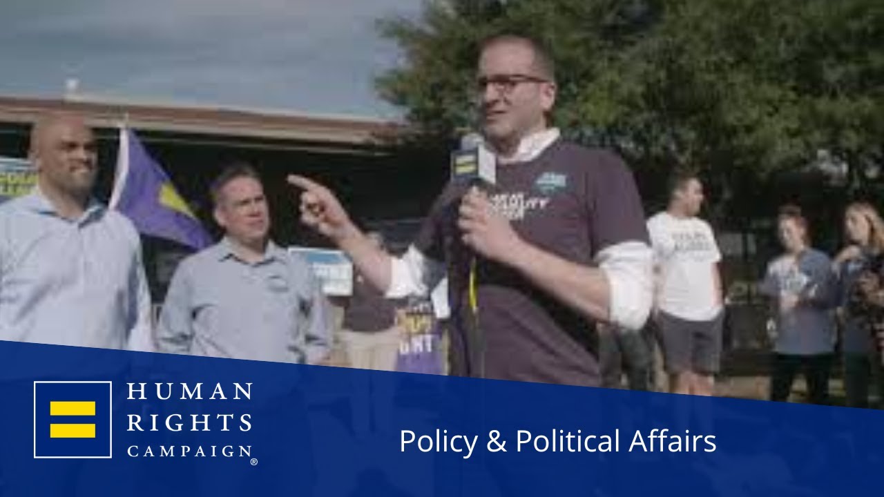 HRC, Chad Griffin Turn Out The Vote for Coin Allred in Texas - YouTube