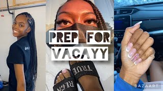 PREP W/ ME FOR VACATION | Getting a wax for the first time + Lash Extensions + Nails + Hair