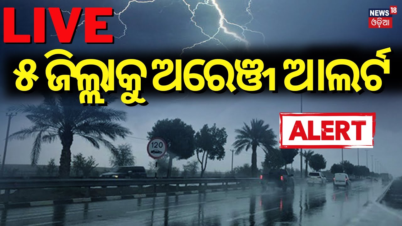 Odisha Rain Live: ଆଜିଠୁ ଝଡ଼ ବର୍ଷା | Heavy Rainfall | Weather News | Rain Update