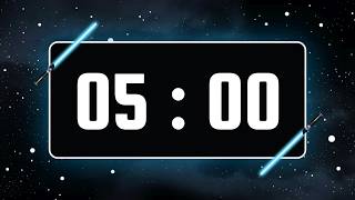 5 Minute Timer | Epic Instrumental Music & Alarm Bell | Star Wars Inspired | Join the Light Side ⭐ 💙